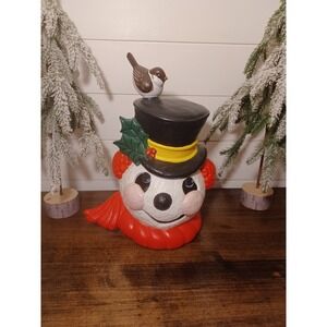 Vintage Snowman ceramic mold